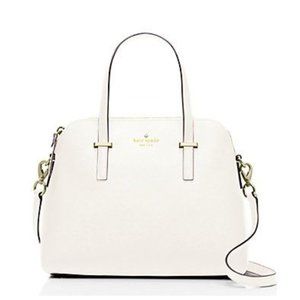 Kate Spade Payton medium white dome satchel